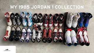 MY 1985 JORDAN 1 COLLECTION [upl. by Monahan751]