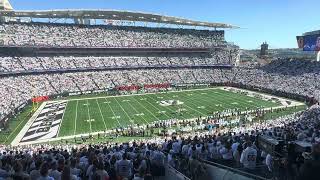 National anthem and flyover on White Bengal Sunday in Cincinnati [upl. by Noscire732]