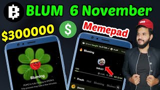 Blum 300000 TON Giveaway Blum Memepad new feature Blum Listing date  Blue Airdrop 💵🔥  Blum [upl. by Eileen6]