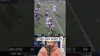 Two Hail Mary’s in one game a breakdown football sports touchdown ohio [upl. by Harmony779]