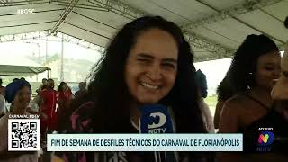 Florianópolis em festa desfiles técnicos do Carnaval agitam o fim de semana [upl. by Wun]