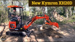 KYMRON XH20D Mini Excavator with Yanmar Engine [upl. by Esylla]