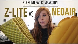 Thermarest ZLite vs Neoair Sleeping Pad Comparison [upl. by Graig786]