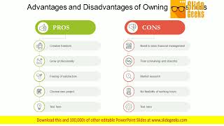 Advantages And Disadvantages Of Owning A Business Ppt Powerpoint Presentation Infographic Template [upl. by Beitz]