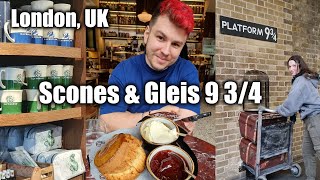 SCONES amp GLEIS 9 34  LONDON VLOG [upl. by Anaujit433]