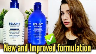 Bblunt New and Improved Intense Moisture Shampoo and Conditioner Review  Best Haircare [upl. by Unders95]