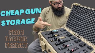 A Gun Case From Harbor Freight Budget Friendly and Effective [upl. by Ainezey774]