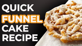 Easy Funnel Cake Recipe [upl. by Peatroy]