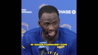 Draymond Green on facing Klay Thompson [upl. by Janenna]