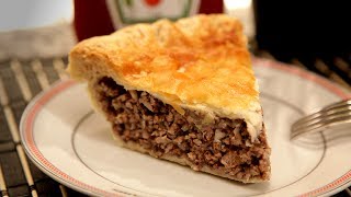 Tourtiere  BEST MEAT PIE ever [upl. by Nywles]