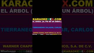 karaoke vaqueros musical  el arbol karaokemex [upl. by Anaitak]