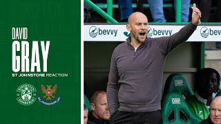 Hibernian 2 St Johnstone 0  David Grays Reaction  William Hill Premiership [upl. by Helga54]