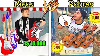 RICOS VS POBRES NA LOJINHA DE MÚSICA 160 [upl. by Kimberly]