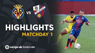 Highlights Villarreal CF vs SD Huesca 11 [upl. by Ailam]