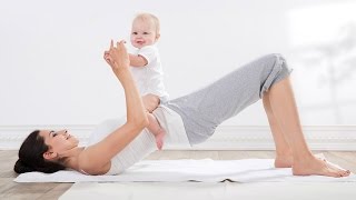 Mama Baby Yoga  Komplettes Workout [upl. by Blackington]