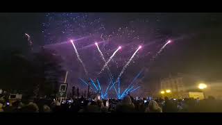 🔥 🎆Feux dartifices 2024 🇧🇪 place des palais bruxelles [upl. by Balac]