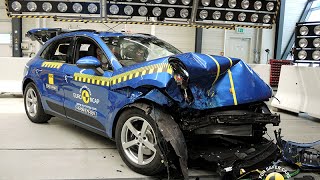 Porsche Macan  Euro NCAP Crash Test [upl. by Yesoj]