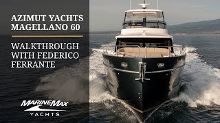 Full InDepth Yacht Tour with Federico Ferrante  AllNew Azimut Magellano 60 [upl. by Sinnej]