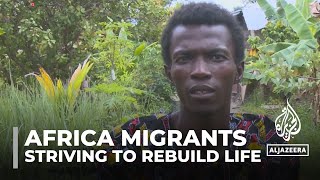 Returnee migrant navigates challenges after leaving Europe [upl. by Imak]