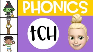 TCH Sound  TCH Trigraph  Phonics for Kids [upl. by Utir]