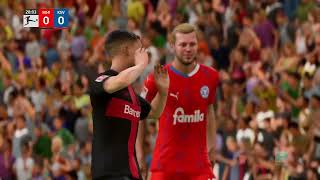 Gameplay FC 24  Bayer Leverkusen  Holstein Kiel  Bundesliga  20242025 [upl. by Tonnie]