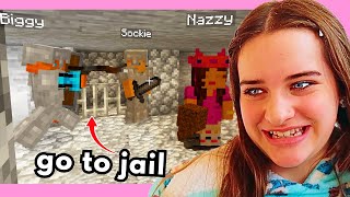 MINECRAFT POLICEMAN PUT US IN JAIL Gaming w The Norris Nuts [upl. by Oigolue]