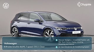 Volkswagen Golf  8 RLine 15 eTSI 150PS 7speed DSG 5 Door  Citygate Volkswagen High Wycombe [upl. by Skyler699]