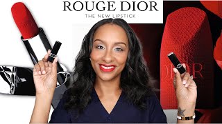 Reformulated Rouge DIOR The New Lipstick 2024  Review amp Comparison  Mo Makeup Mo Beauty [upl. by Oberg]