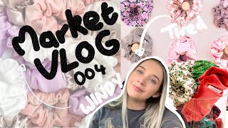 MARKET VLOG 004  Unboxing parcels making orders craft fair restock  scrunchie vlog preparation [upl. by Mraz]