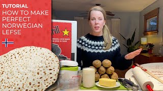 How to make perfect Norwegian lefse recipe link in description [upl. by Jeannine172]