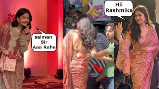 Salman Khan Lady Katrina amp Rashmika Ignore Each Other At last Night Event  Video Went Viral [upl. by Rudelson]