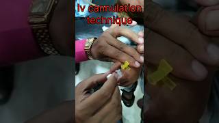 Iv cannulation technique motivation nursing viralshort ivcannula shorts [upl. by Eillat]