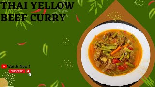 BEST THAI YELLOW BEEF CURRY RECIPE STEP BY STEPbest thai yellow beef curry recipe step by step [upl. by Meill333]