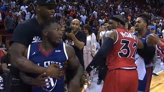 Nate Robinson amp Rashad McCants Skirmish After Nates GameWinner [upl. by Chiaki658]