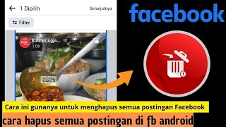 Cara Hapus semua postingan di FB android  Facebook 2024 [upl. by Auka]