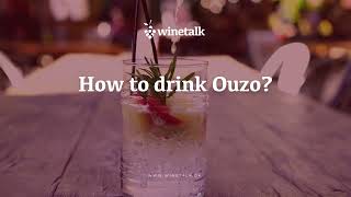 How to drink and mix Ouzo the Greek milky white anise spirit [upl. by Folsom]