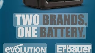 Erbauer tools compatibility test with evolution 5AH batteries [upl. by Neros669]