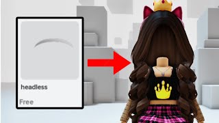 HOW GET HEADLESS FOR FREE IN ROBLOX WORKING 2024 😍 [upl. by Lyle]