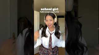 easy halloween costume ideas shorts halloween costumeidea schoolgirl halloweencostume [upl. by Mcquade753]