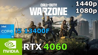 Call of Duty Warzone 40  i5 13400F  RTX 4060  1080p1440pDLSS [upl. by Riatsala]