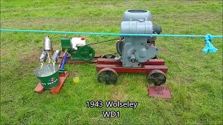 Malpas Yesteryear Rally 2017 Stationary engines [upl. by Ahsille]