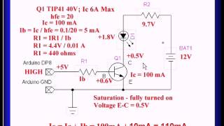 Using NPN Biploar Transistors with Arduino PIC [upl. by Ferdy]