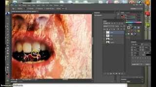 Create a Zombie Using Adobe Photoshop  Tutorial  Lesson [upl. by Yrahca]