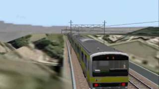 RailSimによる山間鉄道 [upl. by Ainomar715]