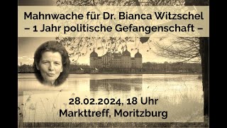 🔴 Live  Moritzburg  Mahnwache für Dr Bianca Witzschel 28022024 [upl. by Sammons]