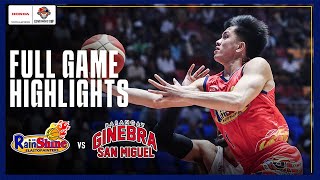 RAIN OR SHINE vs GINEBRA  FULL GAME HIGHLIGHTS  PBA SEASON 49 GOVERNORS CUP  AUGUST 24 2024 [upl. by Ttirrej779]