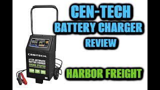 Cen Tech Battery Charger  Review  Harbor Freight [upl. by Festa]