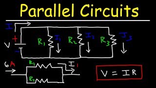 How To Calculate The Current In a Parallel Circuit Using Ohms Law [upl. by Natsirhc]