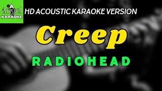 Creep  Radiohead LOWER KEY HD Acoustic Karaoke Version [upl. by Eceinej]