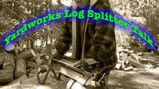 Yardworks 1 34 HP Electric Log Splitter [upl. by Elraet]